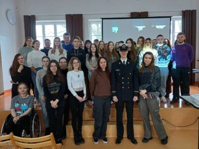 Spotkanie ze studentem Akademii Marynarki Wojennej w Gdyni – absolwentem naszego LO